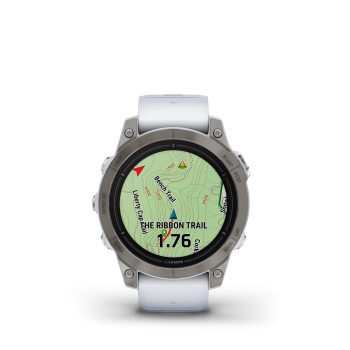 GARMIN Epix Pro Sapphire, Steinweiss/Titanium Titan, 47mm (010-02803-21)